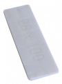 Flat Glazing Packers – 20 mm, 3 mm thickness white.