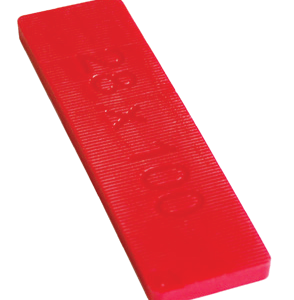 Flat Glazing Packers – 28 mm, 6 mm thickness red.