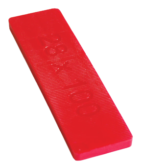 Flat Glazing Packers – 24 mm, 6 mm thickness red. Flat Glazing Packers – 24 mm, 6 mm thickness red.