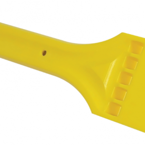 Glazing shovel in yellow color.